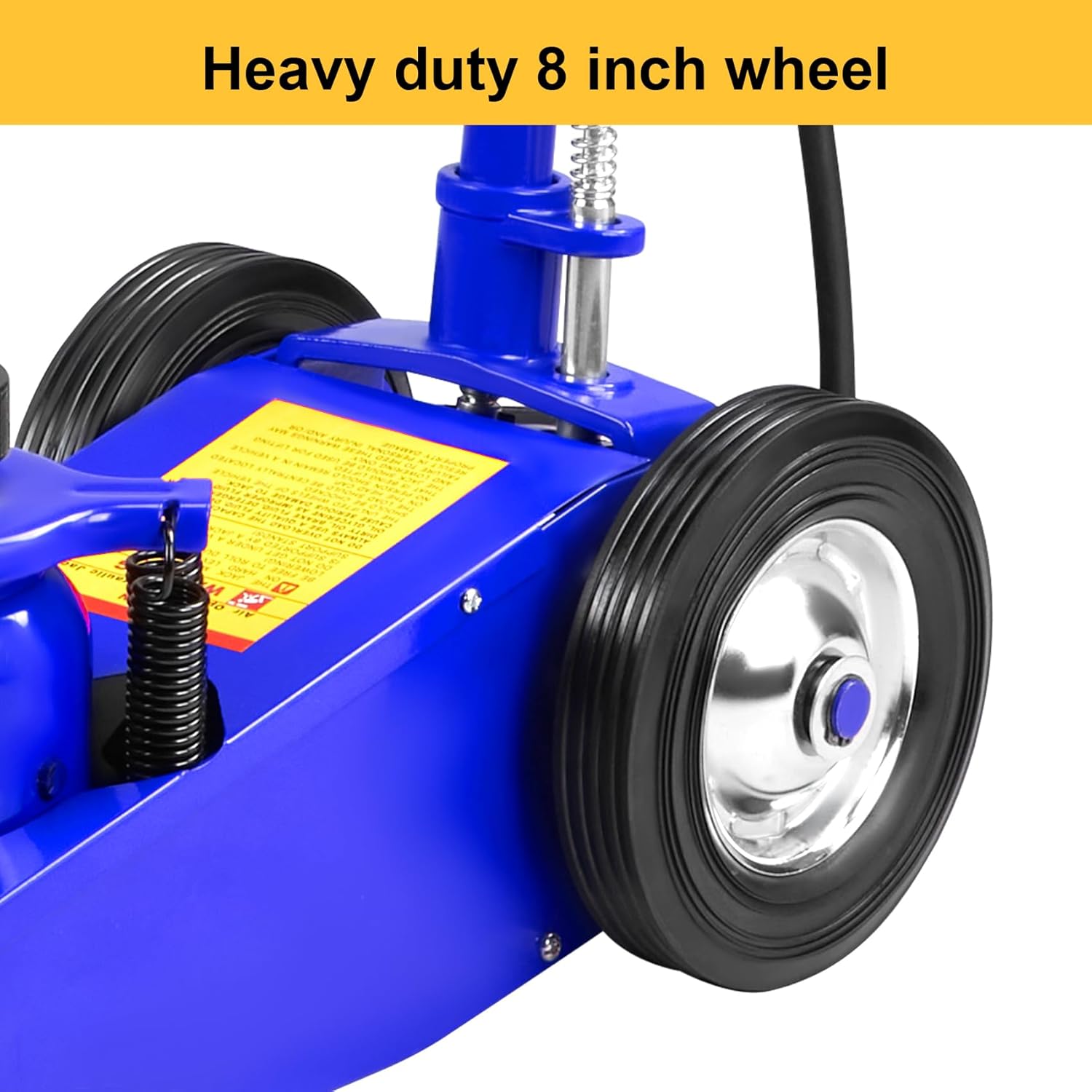 22 Ton Air Hydraulic Floor Jack Quick Lift Air-Operated Axle Bottle Jack HD Truck Lift Jacks Service Repair Lifting Tool for Garages Repair Shops 44000lbs Capacity Blue