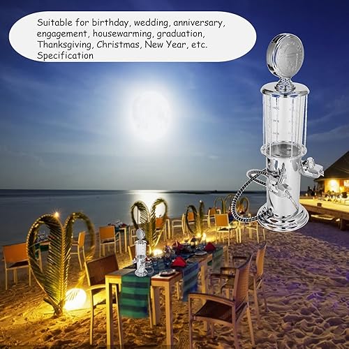 Miniatura 4 de Dispensador de licor, bomba de gas de metal, boquilla dispensadora de bebidas, cerveza, vino, bebida, decantador de licor para cócteles de vodka,