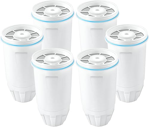 Miniatura 9 de Paquete de 8 filtros de agua de repuesto para Zero Water, nuevo sistema de filtración de resina 0 TDS 0 fugas, compatible con jarra y dispensador