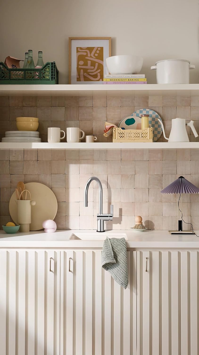 Moen Cia Chrome Pulldown Kitchen Faucet with Power Boost, Modern Kitchen Faucet, One-Handle Easy Installation, 7622