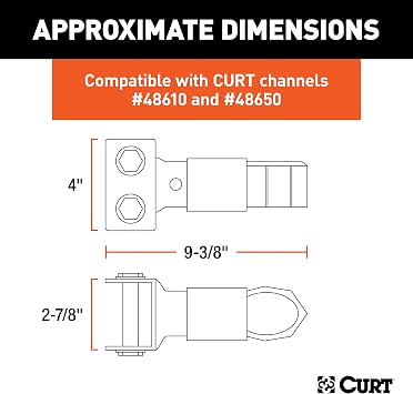 Curt 25319 Adjustable Sleeve-Lock Coupler