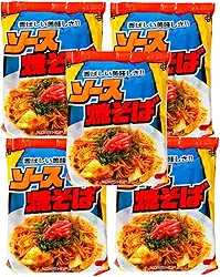 Kit Macarrão Instantâneo Japonês Sunaoshi para Yakisoba com Tempero - 5 pacotes