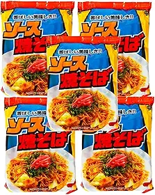 Kit Macarrão Instantâneo Japonês Sunaoshi para Yakisoba com Tempero - 5 pacotes