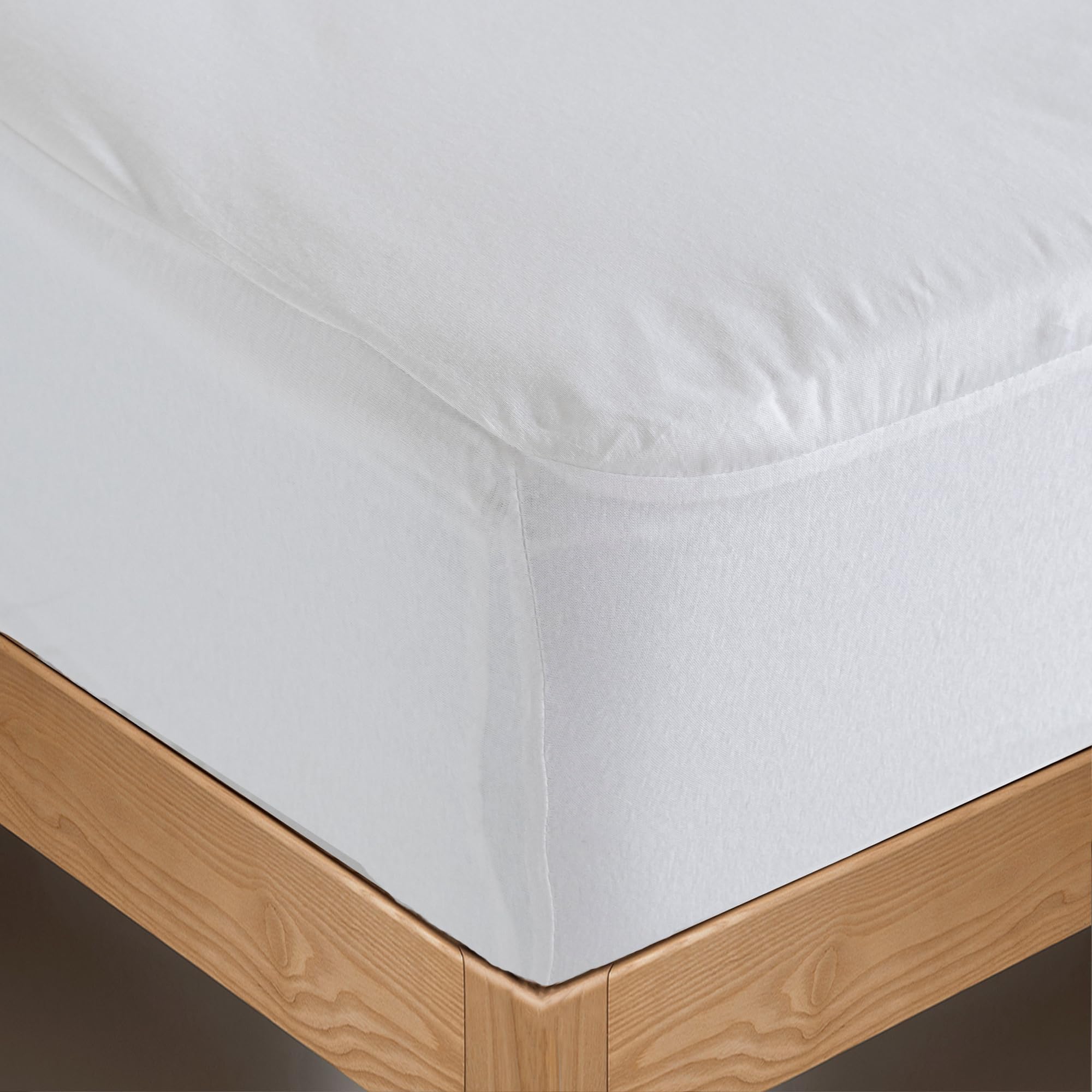 Jersey algodón Protector de colchón impermeable 90x200x32 cm (Cama 90)