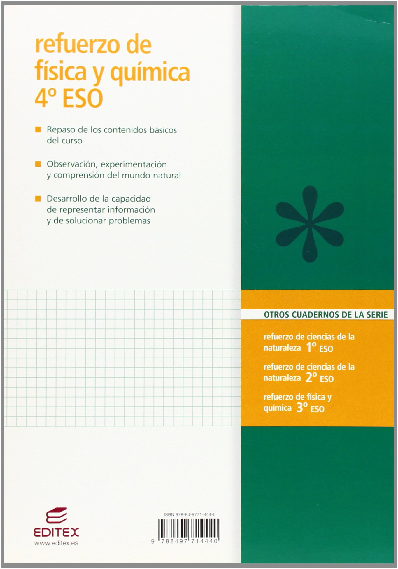 Refuerzo Física y Química 4º ESO (Cuadernos de Refuerzo) - 9788497714440