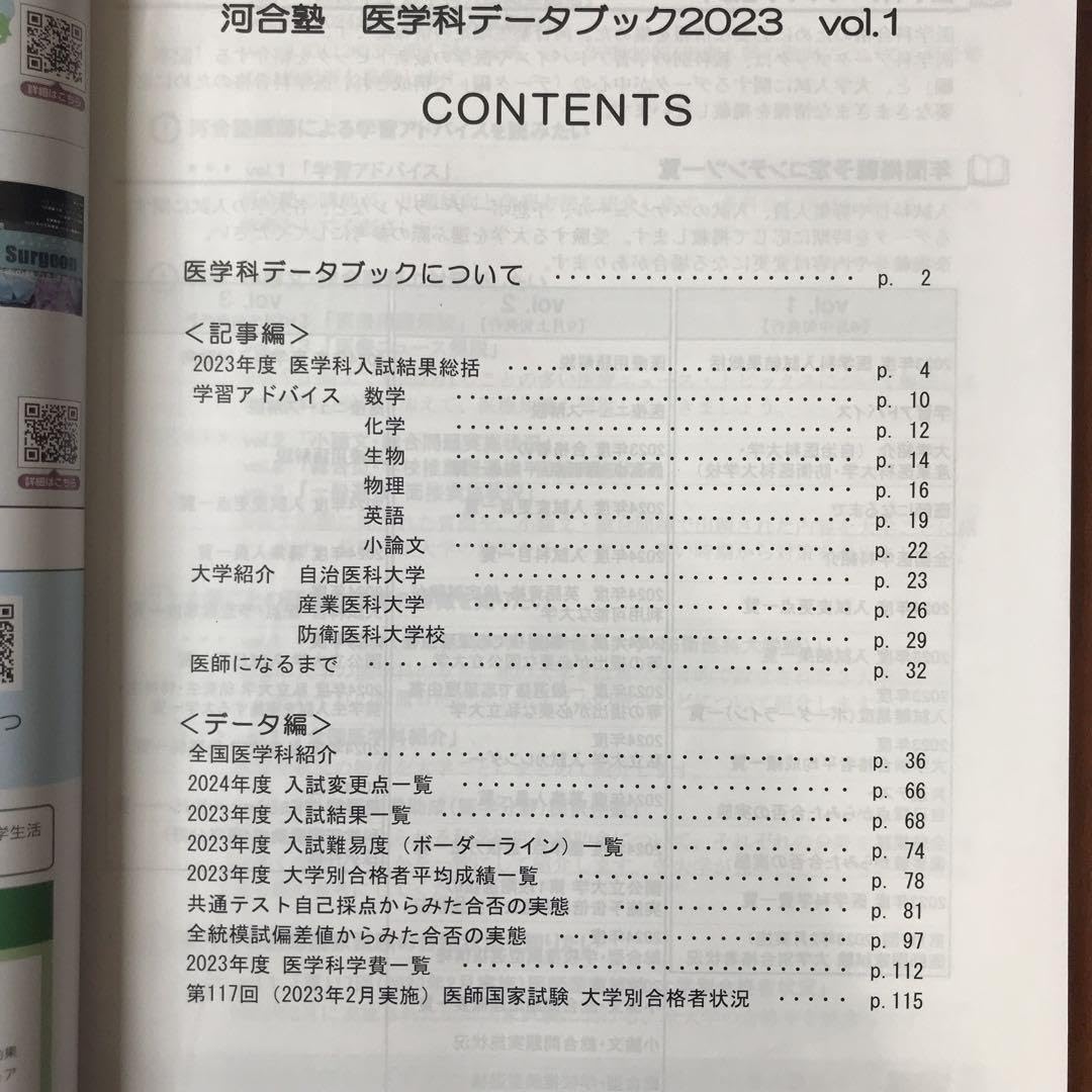 Amazon.co.jp: 医学科データブック2023（河合塾生） : Toys & Games