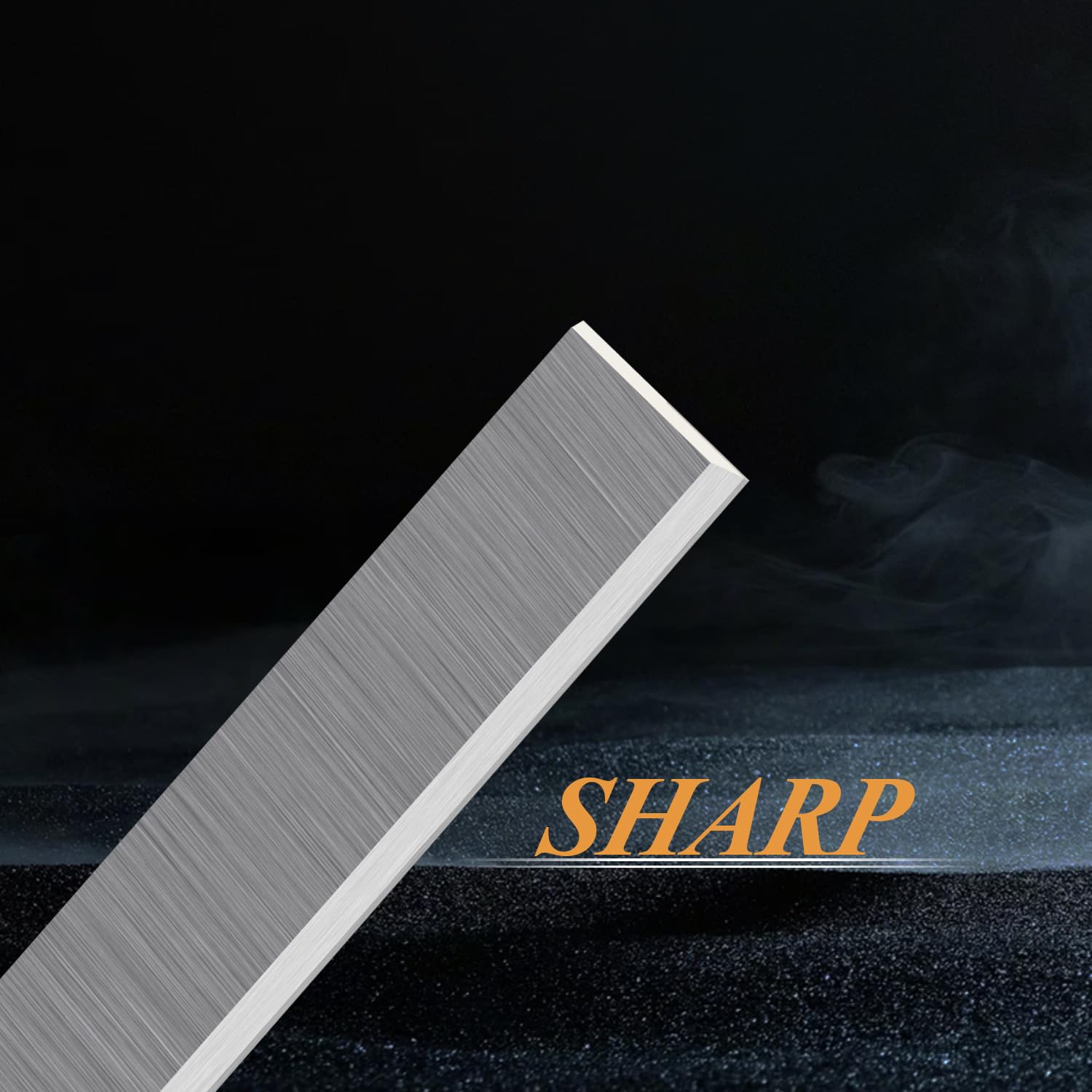 6 Inch TCT Planer Blades for 6" Thickness Jointer Planer Tungsten Carbide Tipped Planer Cutters 6" x 3/4" x 1/8", Single Edge, 6 Pcs