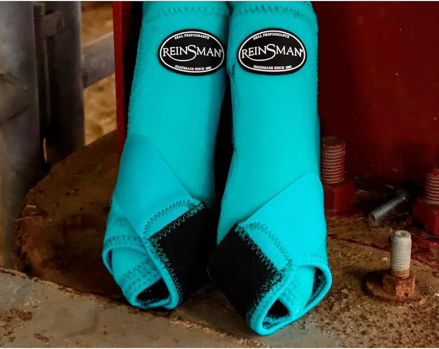 Reinsman Apex Sport Horse Boots - 2-Pack | Breathable Ventilated Contoured Protective Equine Front Leg Wraps | Sling Support System, Reinforced Heel Strap & Hook-and-Loop Fastening