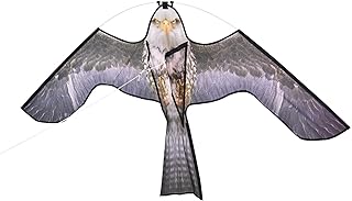 BerryChips Bird Repelling Eagle Kite,Pigeon Scarer,Hawk Bird Scare Kite,Bird Scarers for Gardens,Protect Farmers Crops Flying Bird Kite Scarer Hawk Kite