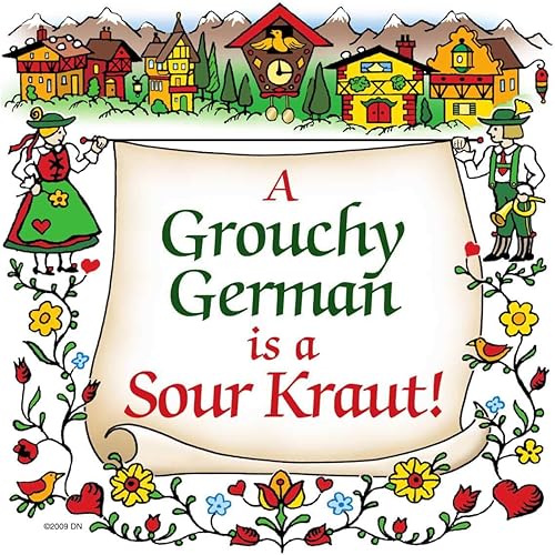 Essence of Europe Gifts A Grouchy German is a Sour Kraut Kitchen Magnet Essence of Europe Gifts A Grouchy German is a Sour Kraut Kitchen Magnet