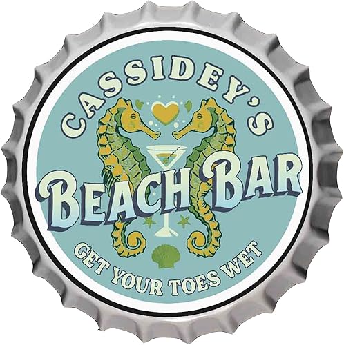 Miniatura 28 de Letrero personalizado con tapa de botella de cerveza, arte de pared de cantina mexicana, decoración de bar personalizada, 13 x 13 x 3 pulgadas, arte