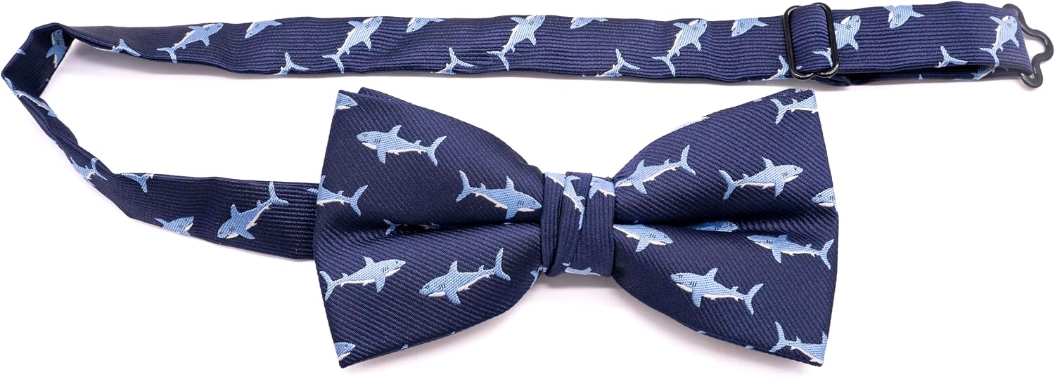Mens Bow Tie Handmade Pre-Tied Fun Pattern Bow Ties for Men