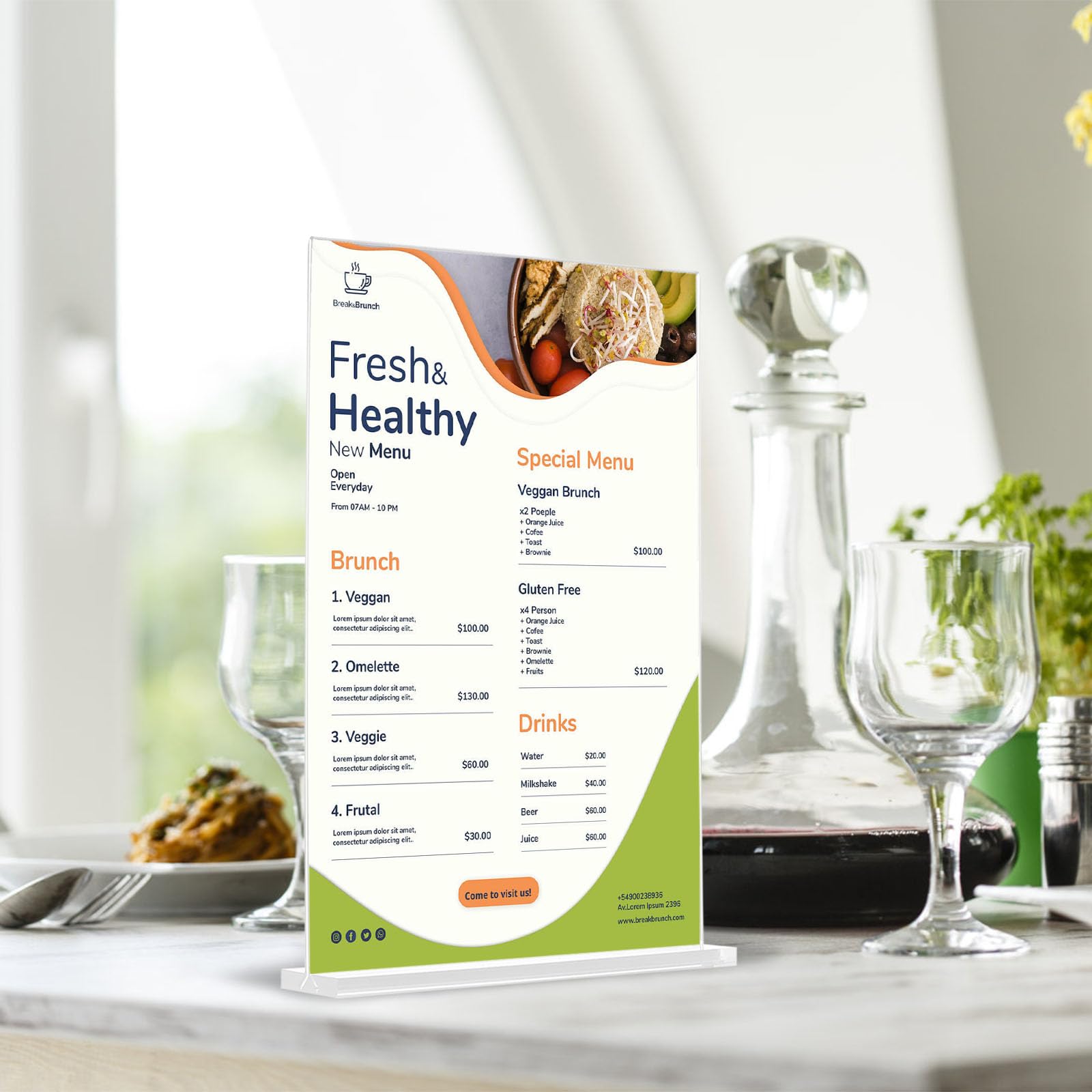 Akrylowy uchwyt na znak A4, stojak ekspozycyjny A4, przezroczyste stojaki ekspozycyjne A4, przezroczyste, dwustronne, pionowe uchwyty na menu w kształcie litery T, na stoły, plakat, zdjęcie, biuro