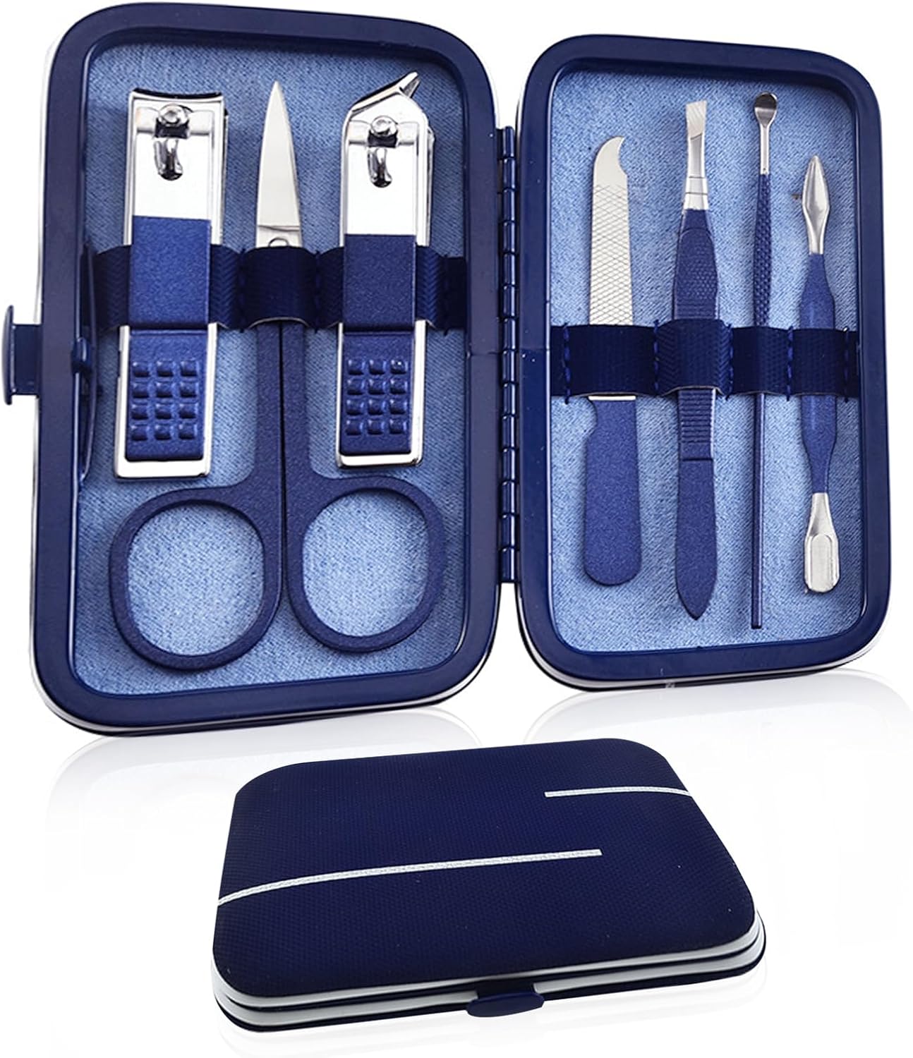 Nail Clipper Set 7-Piece, Professional Manicure Pedicure Kit, Stainless Steel Nail Care Tools for Women and Men, Portable and Durable Nail Clipper Set 7-Piece, Professional Manicure Pedicure Kit, Stainless Steel Nail Care Tools for Women and Men, Portable and Durable