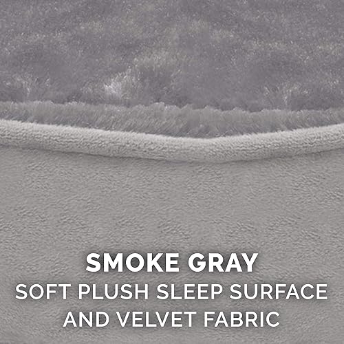 Miniatura 6 de Cama para perro Furhaven Pet ovalada, redonda, para relajarse y no tener ansiedad, con base extraíble para perros y gatos, con múltiples estilos,