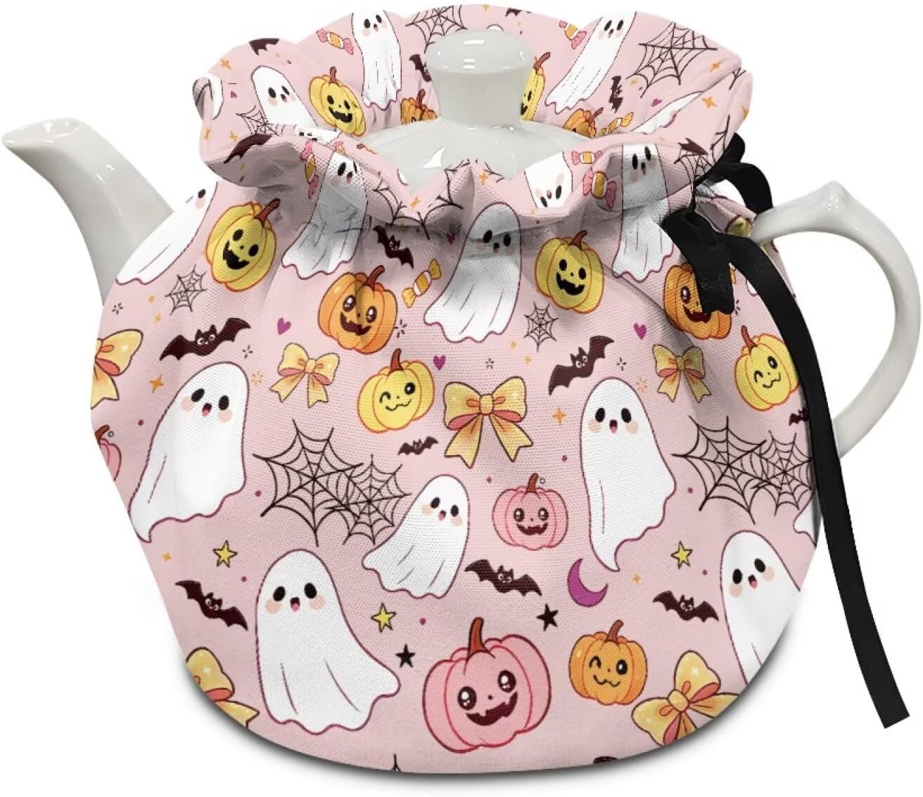 Tea Cozy Cotton Christmas Plaid Teapot Cosy Dustproof Kettle Thermal Covers Home Kitchen Decorative Tea Cozies Insulated Breakfast Warmer to Keep Warm