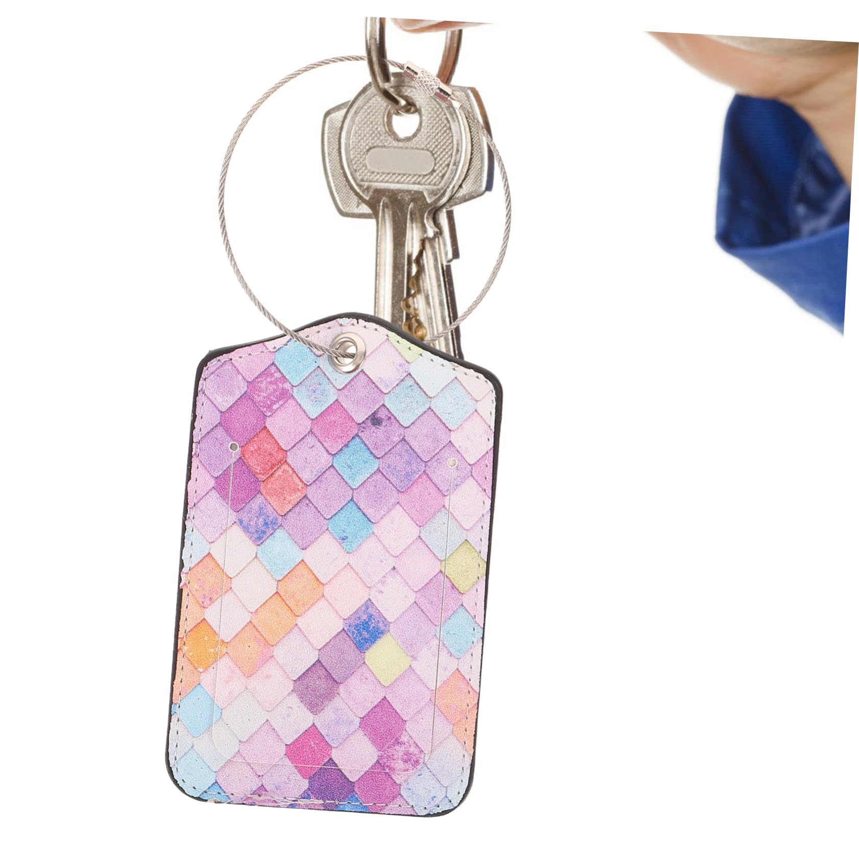 4 Set Etichette Bagaglio Design Creativo E Colori Delicati Accessori Utili Per Viaggi Facile E Protezione Del Bagaglio 2 Pezzi*4