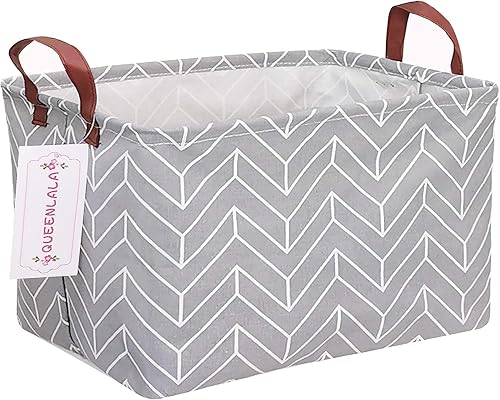 Cesto para la colada QUEENLALA diseño rectangular, cesta para la ropa sucia plegable, para la habitación de los niños, para organizar o almacenar,