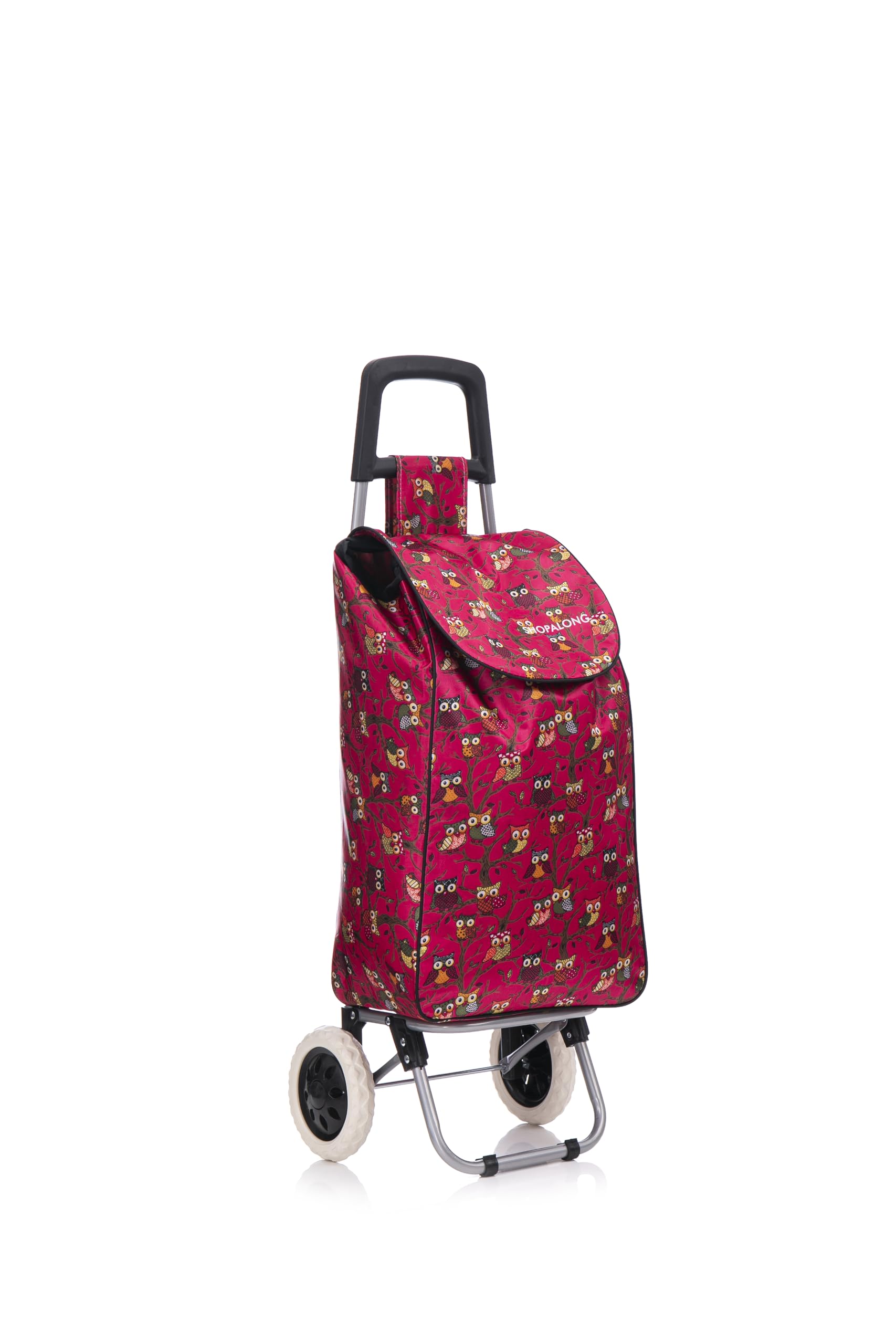 37 Litre Folding Large Lightweight Shopping Trolley, Hard Wearing & Foldaway for Easy Storage, Large Shopping Trolley on 2 Wheels Shopping Cart