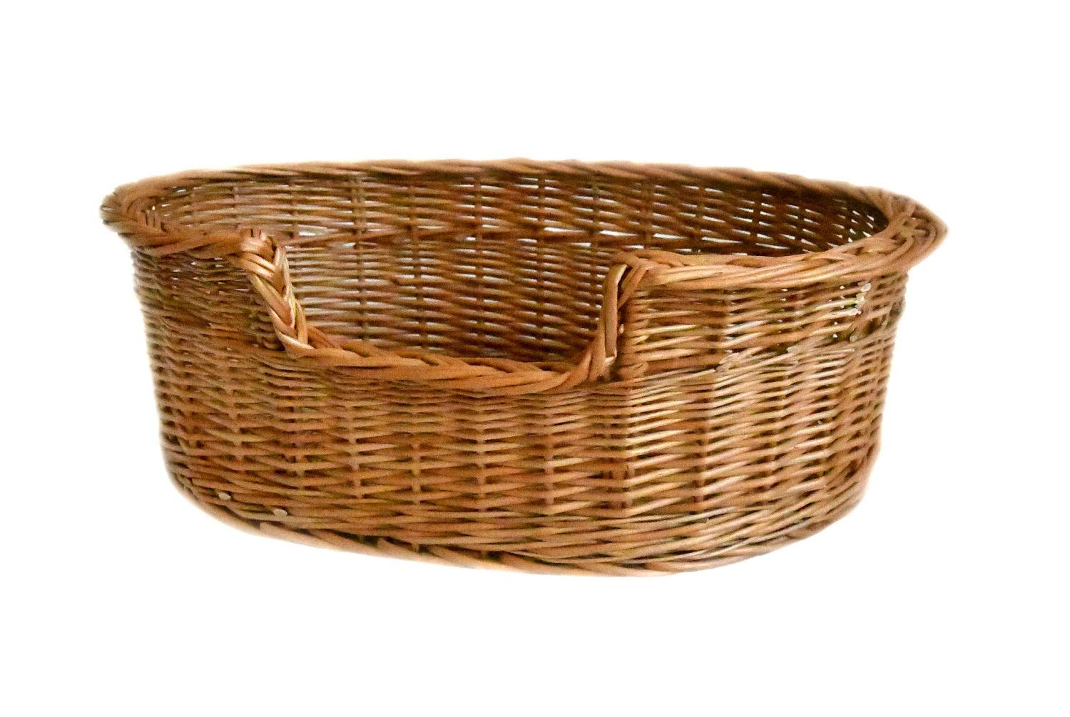 Cuccia per gatti, cuccia per cani, in vimini, cestino per animali domestici, K5-100-3 (larghezza x profondità x altezza: 50cm/34cm/16cm)