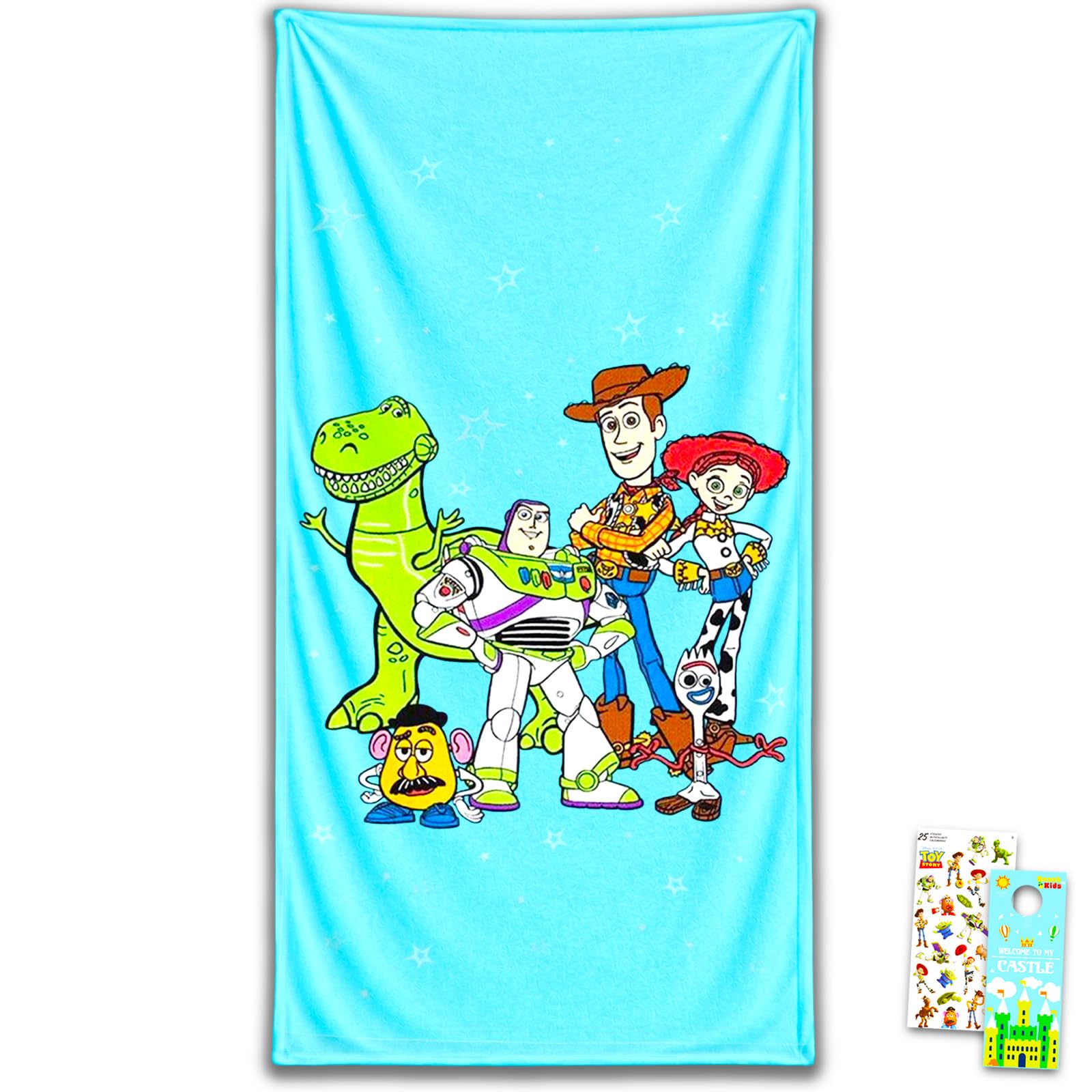 Amazon｜Toy Story バスプール ビーチタオルセット - 27インチ x 54