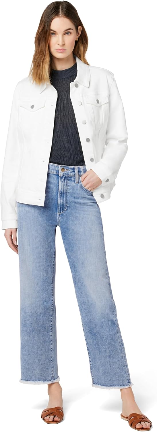 Joe's Womens The Relaxed Fit Comfort Stretch Denim Jacket - Image 4