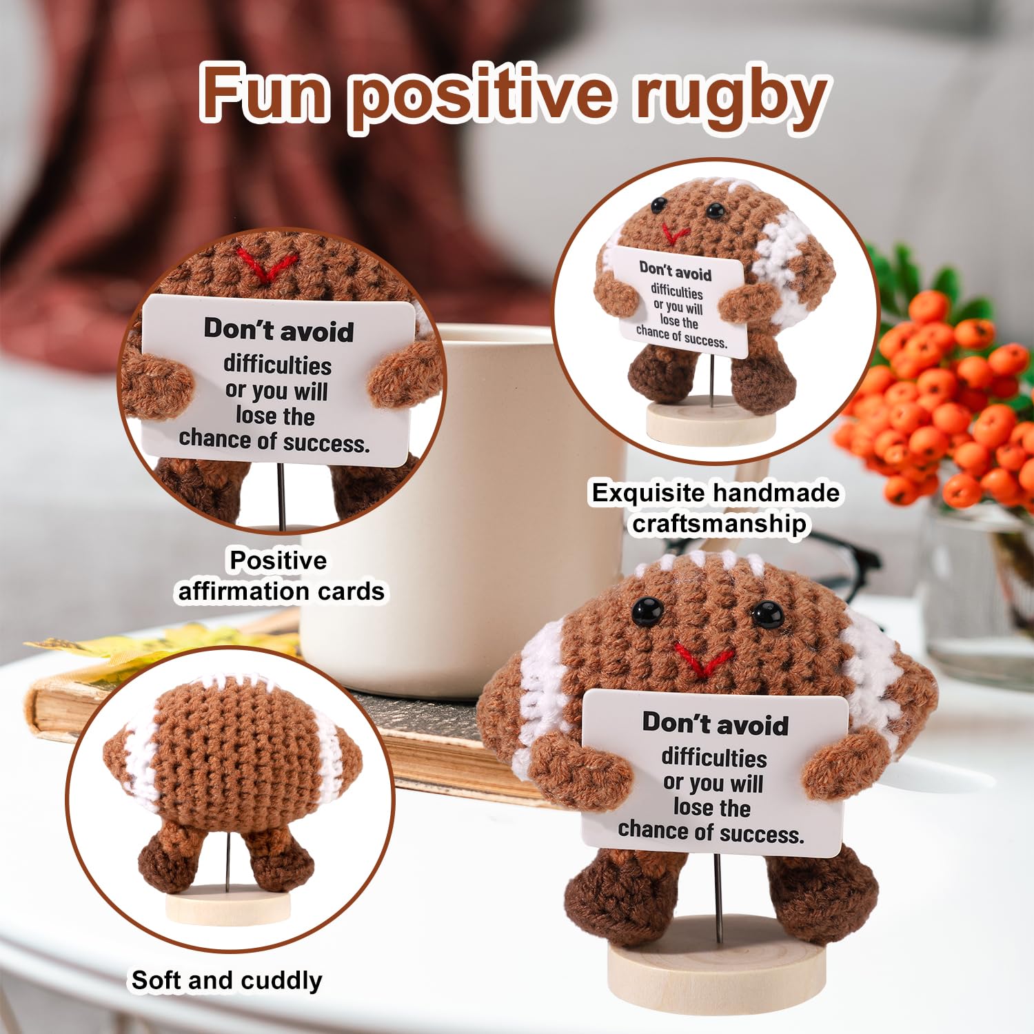 TOYMIS Crochet Football - Image 3