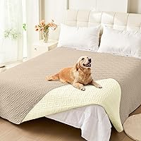 Vista 25 de hyha Manta impermeable para perro, manta suave para cama de perro, manta para mascotas, funda de sofá impermeable lavable para perros, fundas Gris