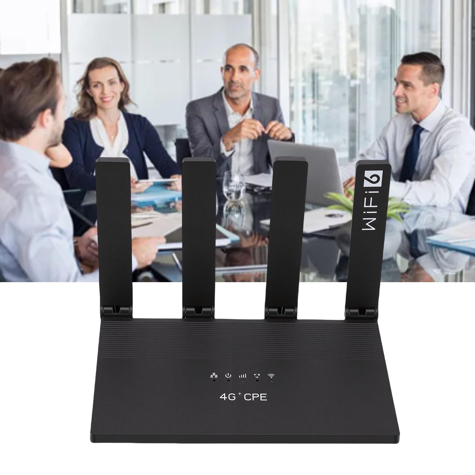 Router 4G WiFi 6, prędkość Bezprzewodowa 300 Mb/s z technologią OFDMA i 4 Antenami, dla Europy i Azji