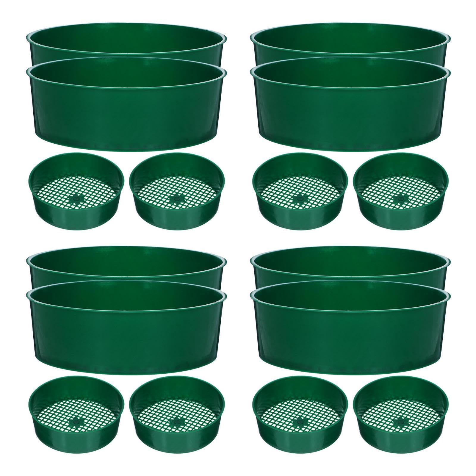 4 Ensembles Tamis De Jardinage Outil Multifonction pour Filtrer Sol Sieve pour Efficacité Jardinage 4 Pièces * 4