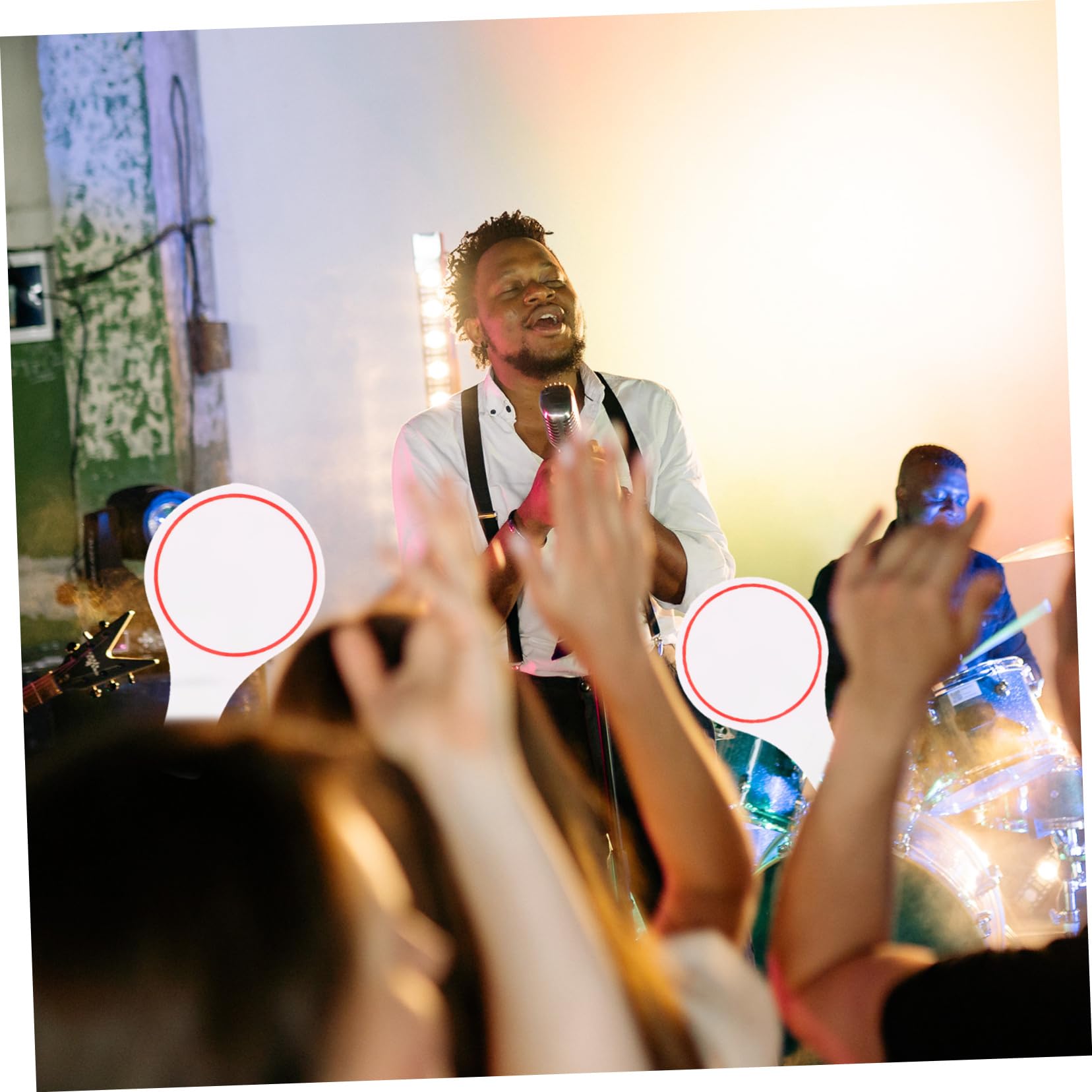 MAGICLULU Tableau RéPonse EffaçAble 6pcs Ardoise Notation Jury Panneau Note Jury Pancarte Main Pour CompéTitions, Jeux, ÉColes, EnchèRes RéUtilisable Et Portable 15x25cm