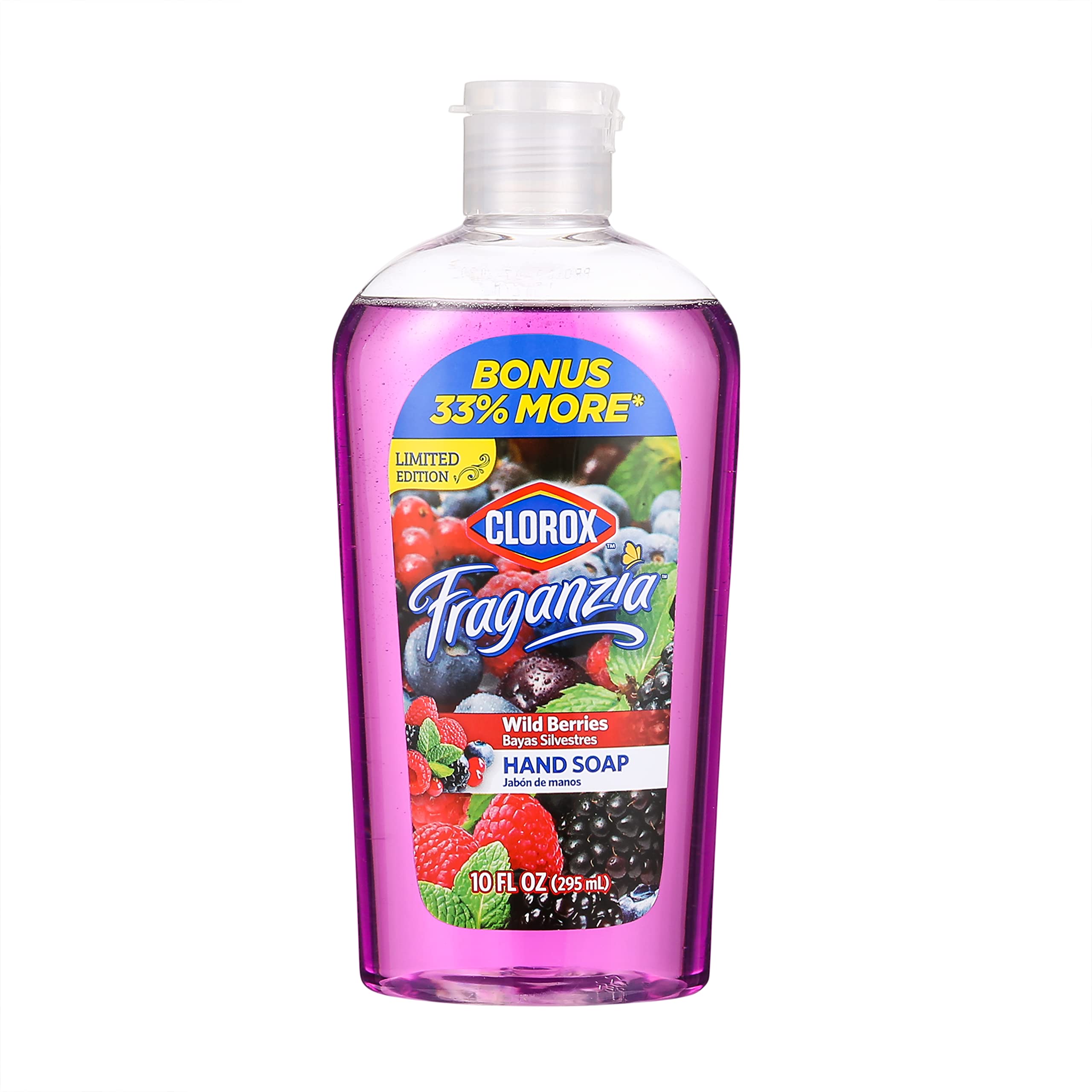Amazon.com: Clorox Fraganzia Liquid Hand Soap, Wild Berries, 10 Fl