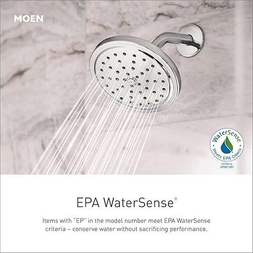 Miniatura 6 de Moen UT2283EPBN Dartmoor M-CORE Serie 2 - Kit de molduras para bañera y ducha con 1 mango, requiere válvula, níquel cepillado