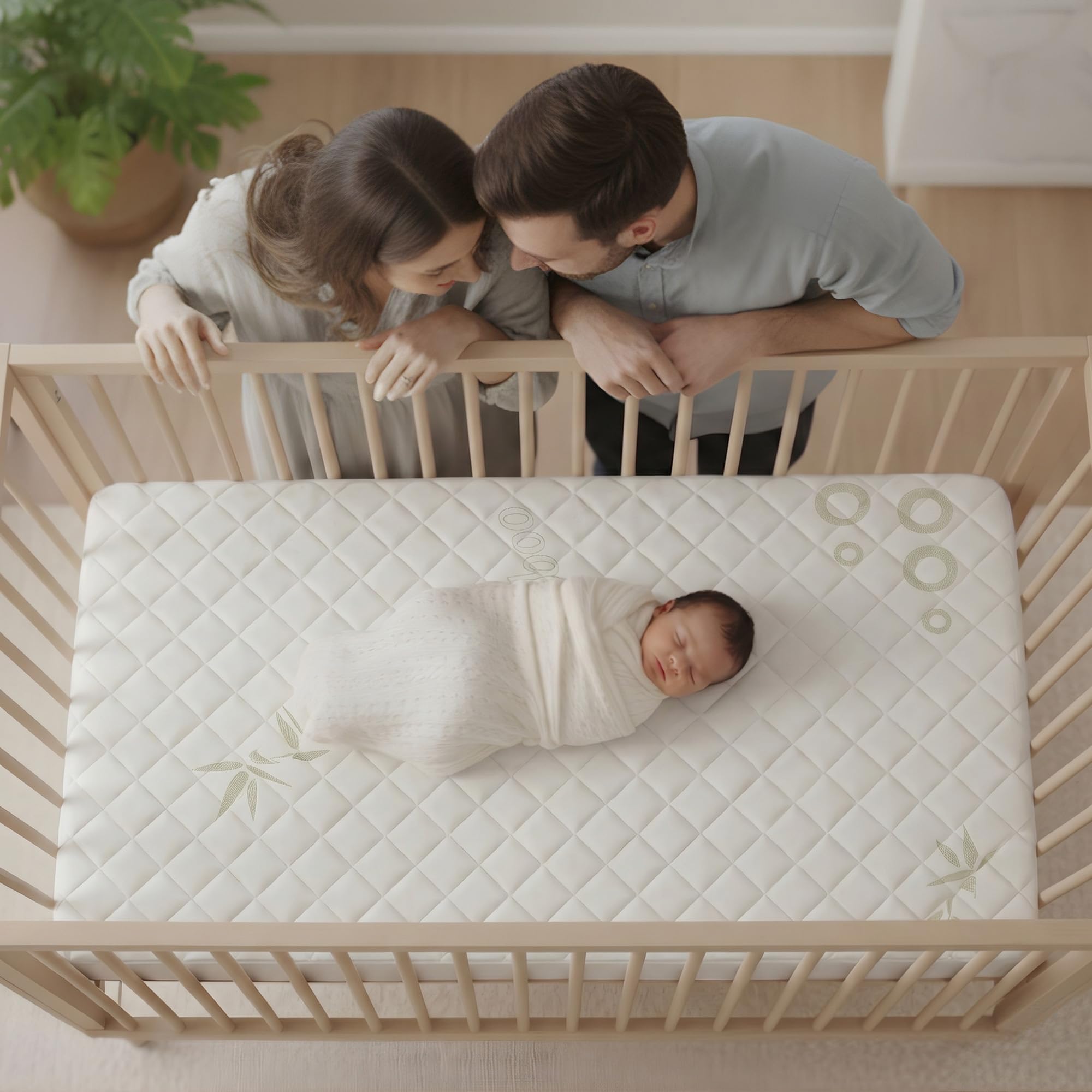 materacyk do gondoli prostokatny premium bamboo 50x100x6 t-1832