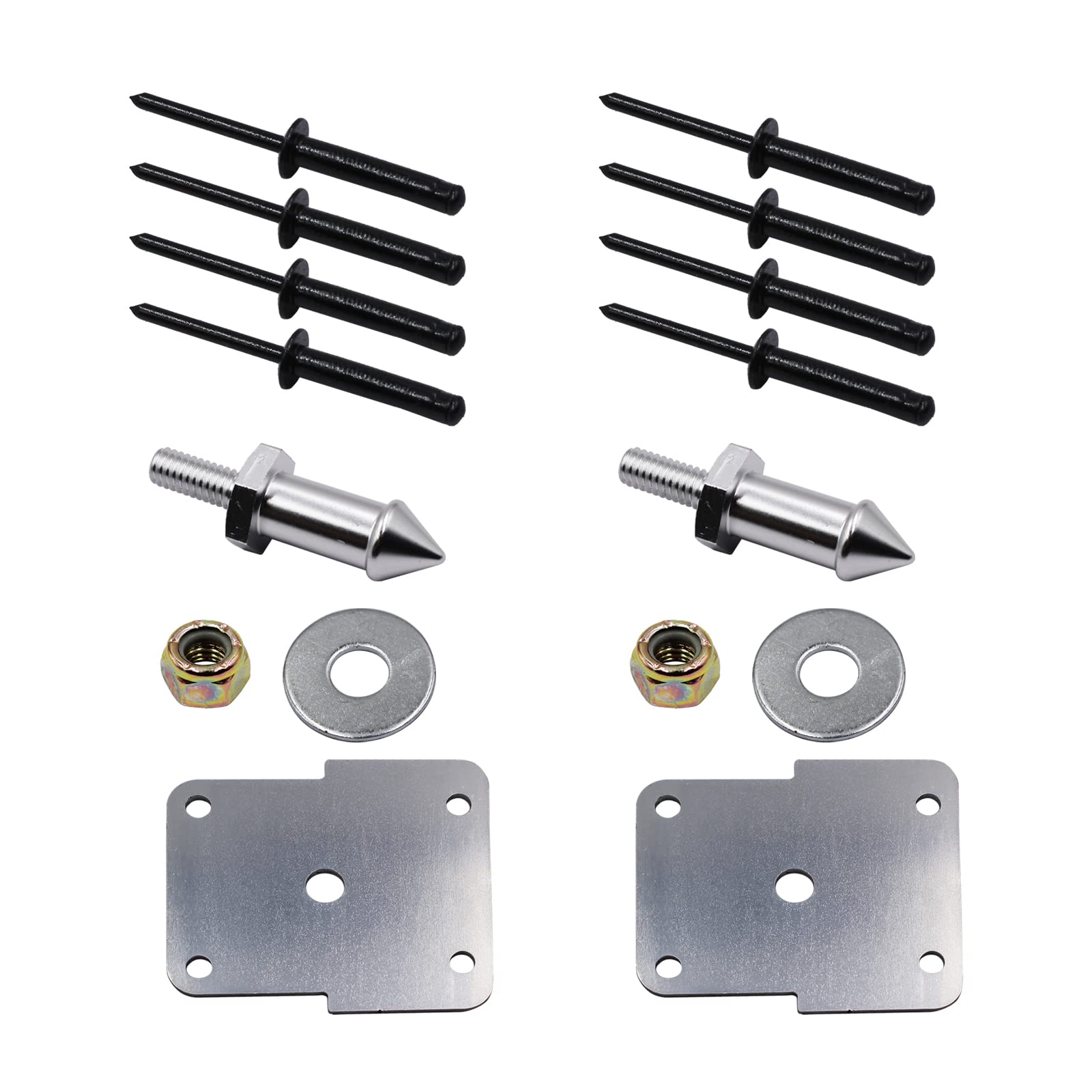 Paire (2) Kit de réparation de poteaux de selle ATV pour Polaris Ranger 500 700 800 XP 4x4 08-16