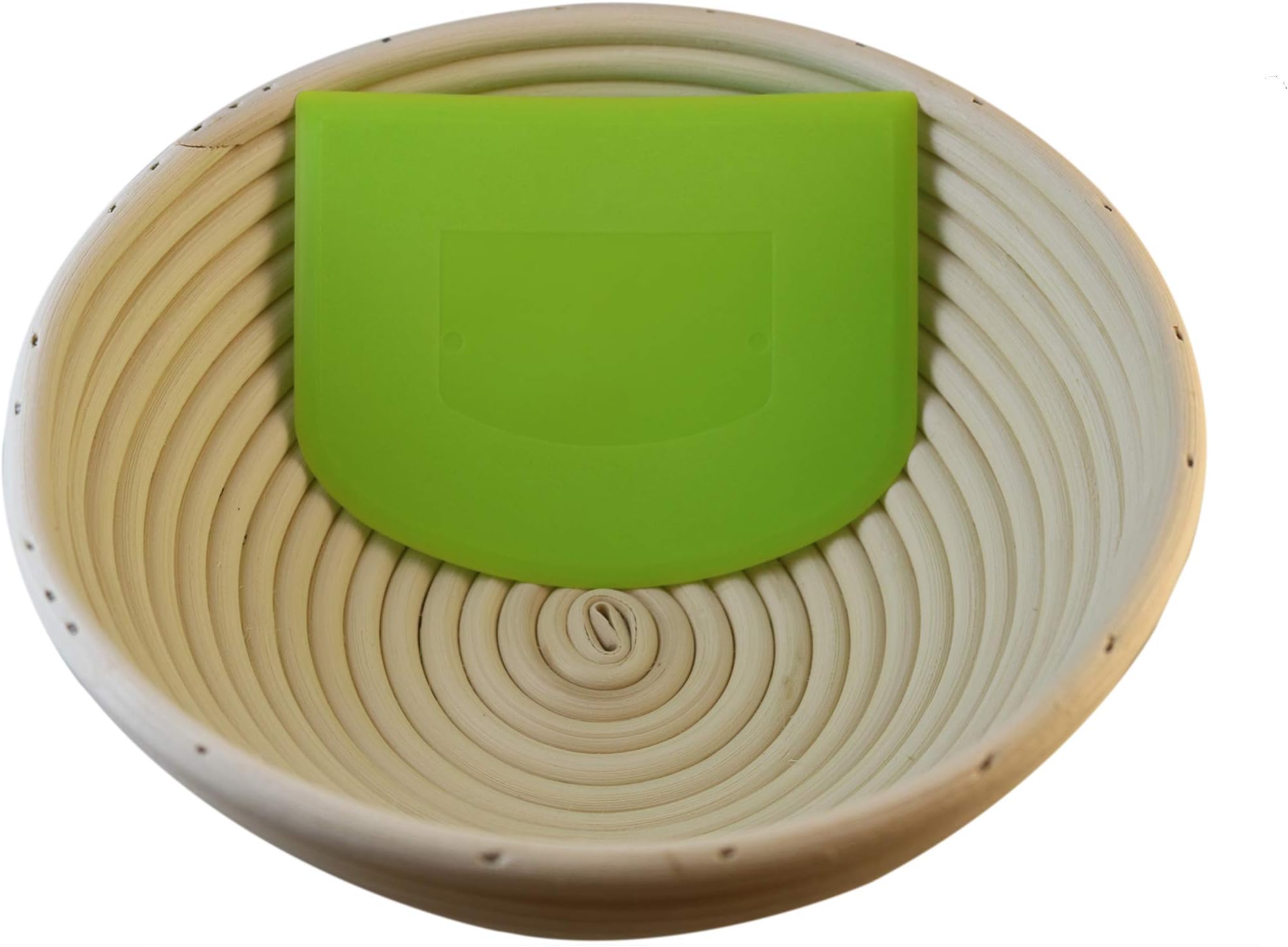 Banneton Proofing Basket Set with Liner and Dough Scraper (10 inch - 25 cm) - Sourdough Proving Basket & Liner | Premium Quality | Charles Good Food