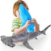 Amazon.com: SmartYeen Shark Pool Toys for Kids,2-Pack Jumbo