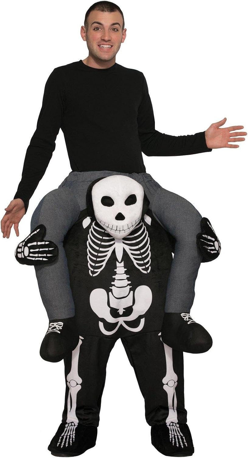 Forum Men's Skeleton Ride-on Deluxe Costume
