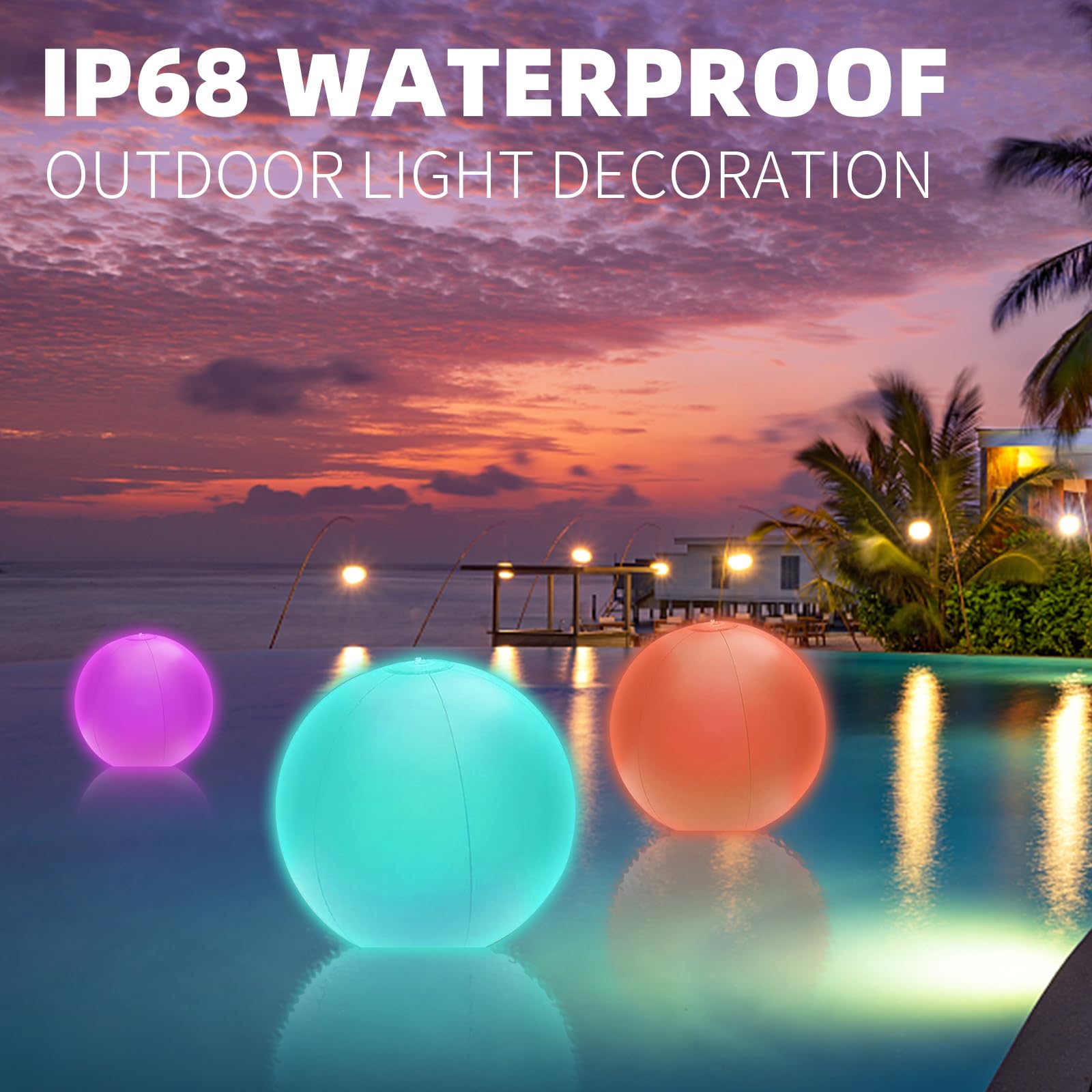 OBEST Solar Poolbeleuchtung – 4 Stück Wasserdichte LED-Leuchten Für Poolzaun & Garten, IP65, Automatisch