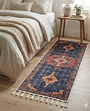 SKIVE India 3D Printed Bedside Runner Nylon Carpet Anti Skid for Home/Kitchen/Kitchen/Living Area/Office Entrance. (Design-5, 22 X 55)