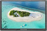 TV Digital Monitor Portátil LED HD 15,4" Portabilidade Multifuncional para Filmes Jogos e Viagens