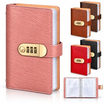 RYGRZJ 100 Envelope Challenge Binder with Lock, Savings Challenges Book