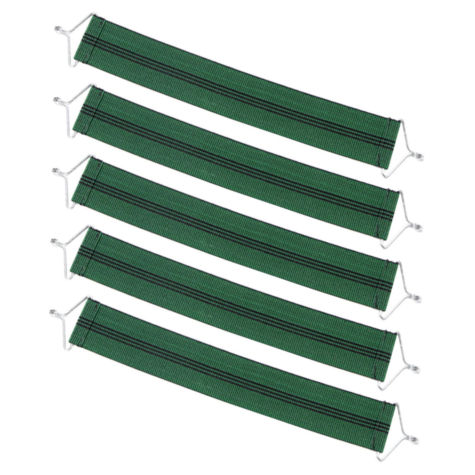 Sangles de fauteuil inclinable HEMOTON, lot de 5 ceintures vertes élastiques pour réparation