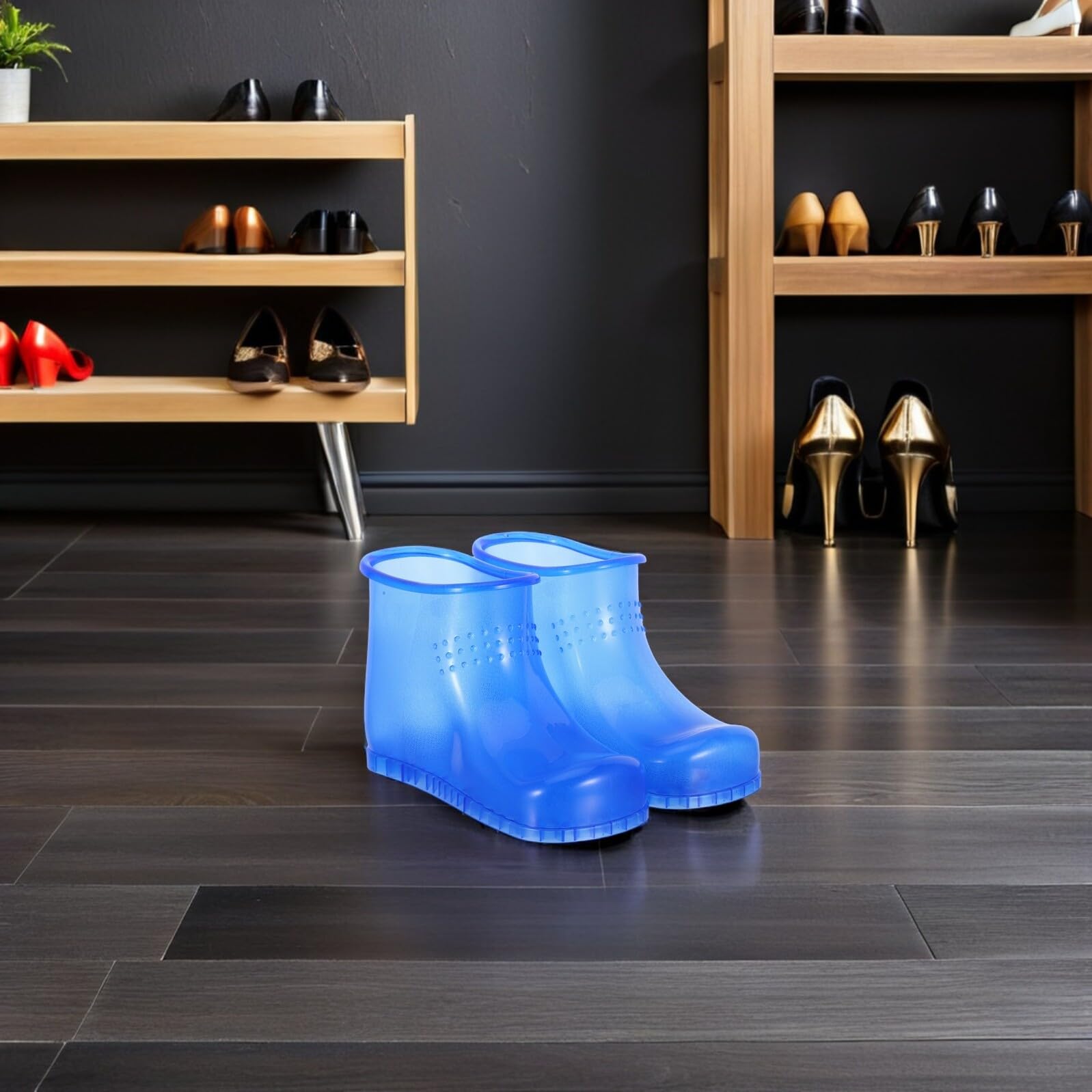 Mipcase Massage Fußbadestiefel Groß aus Kunststoff Isoliert und Tragbar Fußbad für Zuhause Spa Fußbäder für Erwachsene und Senioren