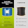 Cable Ethernet Cat6A Riser (CMR) TRUE CABLE, 1000 pies, Negro, 23AWG Cobre Sólido Desnudo, Par Trenzado Sin Blindaje (U/UTP), 750MHz, PoE++ 100W, Certificado ETL 5