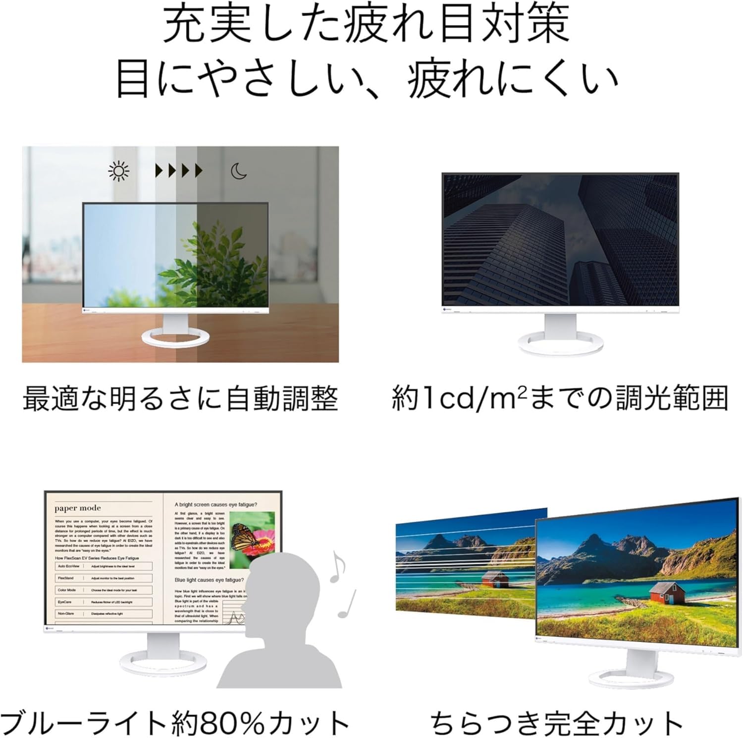 2K解像度EIZO EV2760　27型モニター内蔵スピーカー Amazon.co.jp: 【整備済み品】 EIZO FlexScan EV2760/フレームレス/IPS