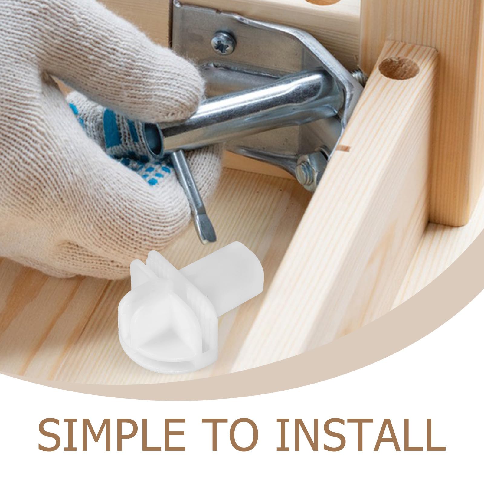 Conectores y Fáciles de Instalar para Estanterías Modulares de Plástico Resistentes 8 Ideales para Cubos de Almacenamiento en Armarios y Organizadores