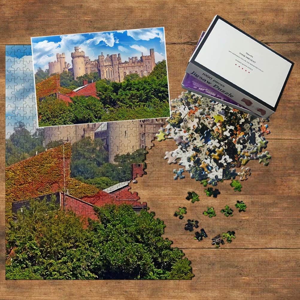 UK Jigsaw Puzzle 1000 Piece UK England Dover Castle Puzzle Game Artwork Travel Souvenir Wooden