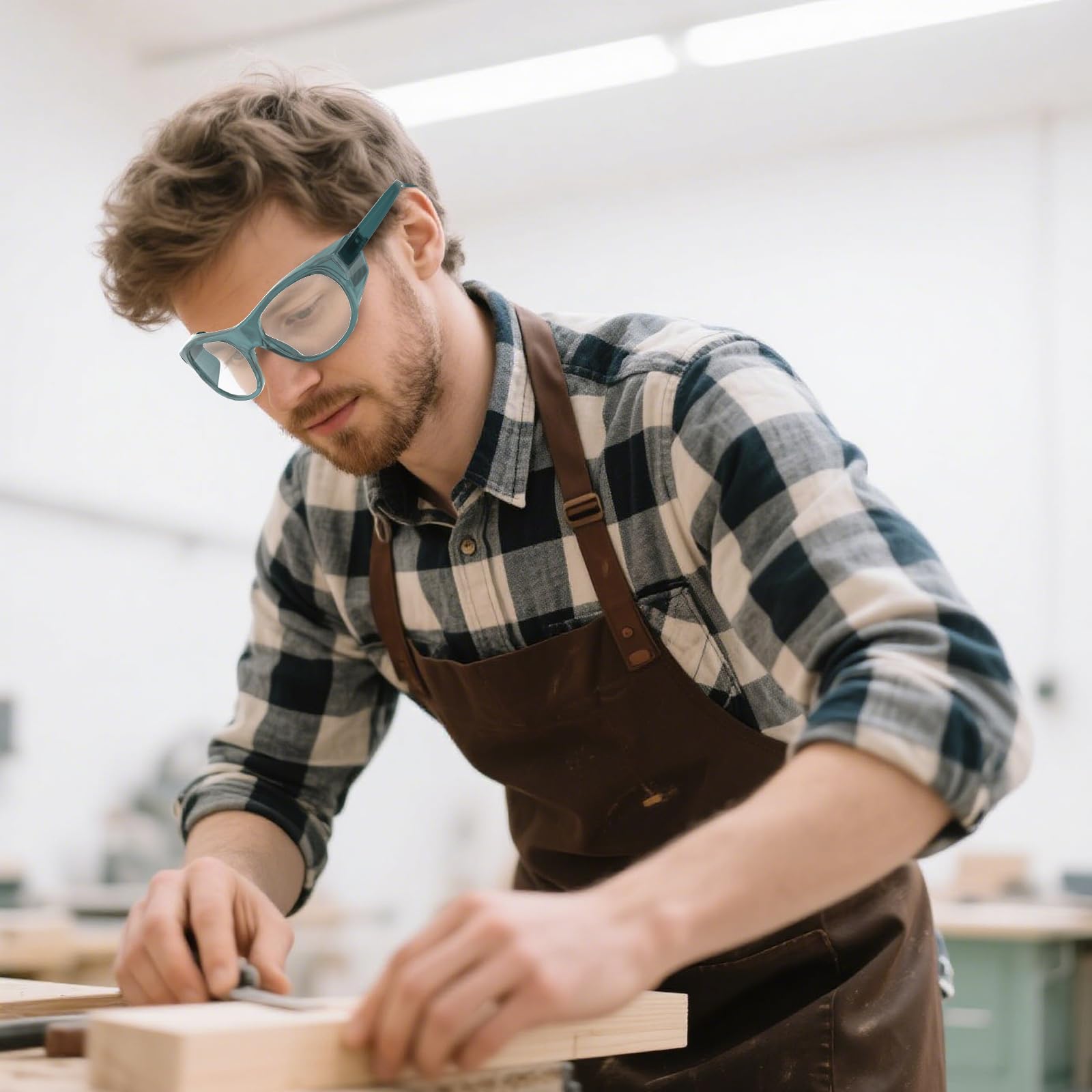 TR90 Lunettes de sécurité légères anti-buée UV400 pour homme et femme