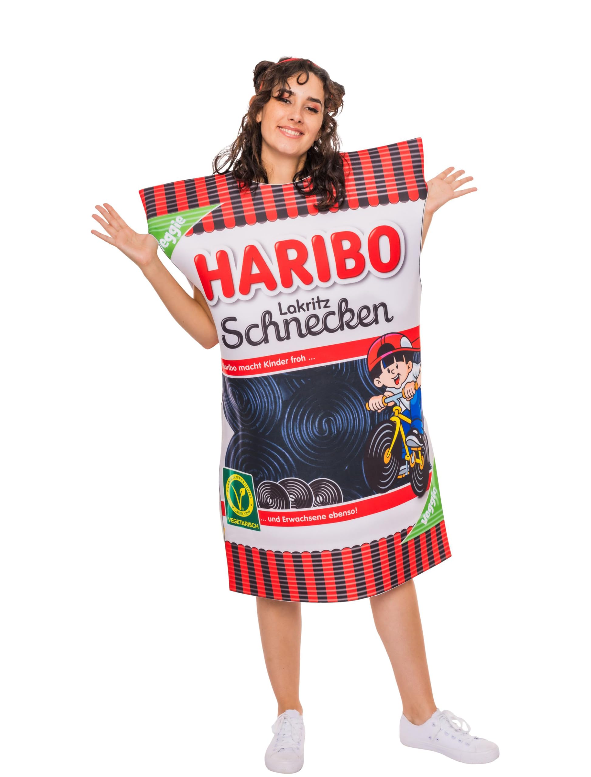 Deiters Kostüm HARIBO Lakritz Schnecken Erwachsene
